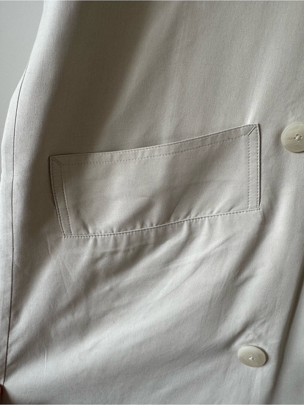 Babaton Light Beige Trench Coat - Picture 9 of 16